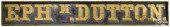 PAINTED PINE TRADE SIGN, LATE
