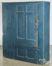 PAINTED PINE WALL CUPBOARD<br>