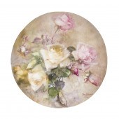 PAINTED PLATE, FRANZ BISCHOFF