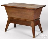 PAINTED POPLAR DOUGHBOX TABLE,