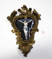 PAINTED PORCELAIN AND GILT WOO