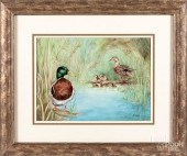 PAINTED PORCELAIN PLAQUE OF DU