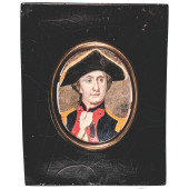 PAINTED PORTRAIT MINIATURE OF