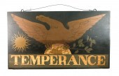 PAINTED PROHIBITION 'TEMPERANC