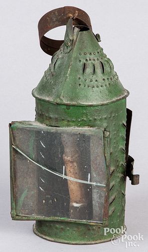 PAINTED PUNCHED TIN CARRY