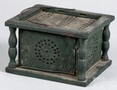 PAINTED PUNCHED TIN FOOT WARME