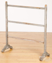 PAINTED QUILT OR TOWEL RACK, 1