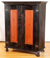 PAINTED RAISED PANEL CUPBOARDP