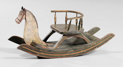 Painted Rocking Horse American,