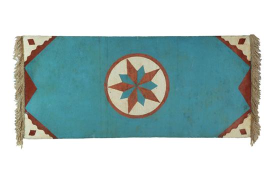 PAINTED SAILOR'S MAT.  American 