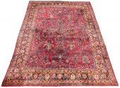 PAINTED SAROUK ORIENTAL RUG Pa
