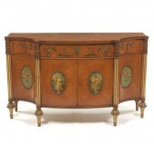 PAINTED SATINWOOD SIDEBOARD WI