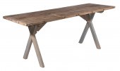 PAINTED SAWBUCK TABLE Rectangu
