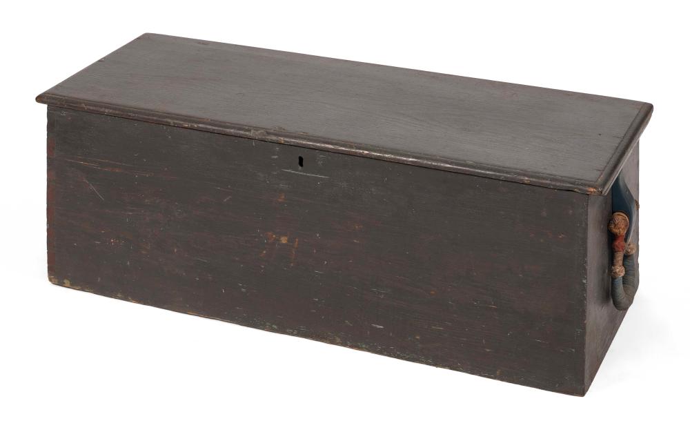 PAINTED SEA CHEST 19TH CENTURY