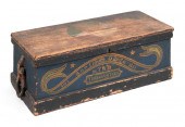 PAINTED SEA CHEST MID-19TH CEN