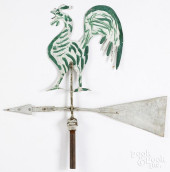 PAINTED SHEET ALUMINUM ROOSTER
