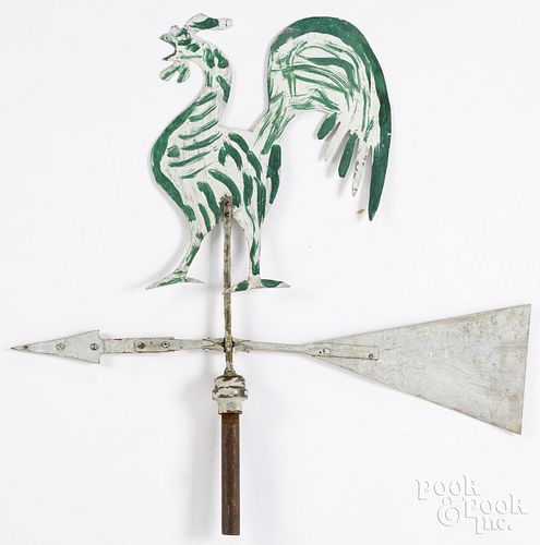 PAINTED SHEET ALUMINUM ROOSTER