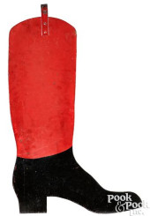 PAINTED SHEET IRON BOOT TRADE