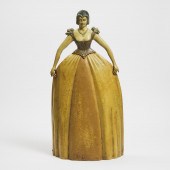 Painted Sheet Iron Figural Fir