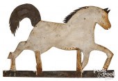 PAINTED SHEET IRON HORSE WEATH