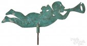 PAINTED SHEET IRON WEATHERVANE