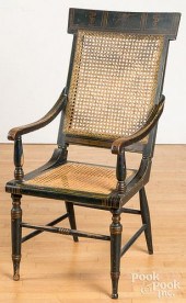 PAINTED SHERATON FANCY CHAIR,