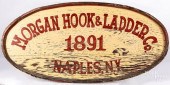 PAINTED SIGN FOR THE MORGAN HO
