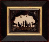 Painted silhouette portraits 1