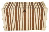 PAINTED SLAT TRUNKwith painted