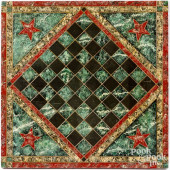 PAINTED SLATE GAMEBOARD, 19TH