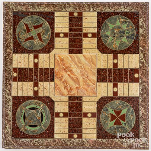 PAINTED SLATE GAMEBOARDPainted