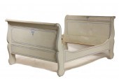 PAINTED SLEIGH BED - Maine Cou