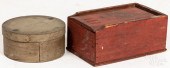 PAINTED SLIDE LID BOX AND PANT