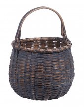 PAINTED SPLINT BASKET 19th c.