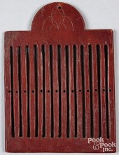 PAINTED TAPE LOOM, EARLY 19TH