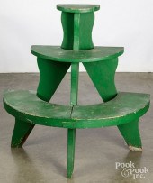 PAINTED TIERED PLANT STAND, EA