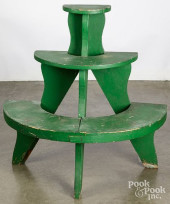 PAINTED TIERED PLANT STAND, EA