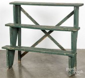 PAINTED TIERED PLANT STAND, EA