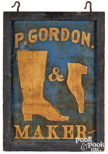 PAINTED TIN DOUBLE SIDED TRADE
