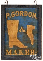 PAINTED TIN DOUBLE SIDED TRADE