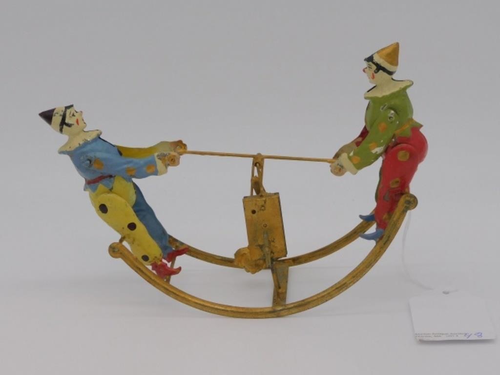 PAINTED TIN MECHANICAL ROCKING