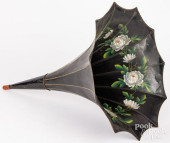 PAINTED TIN MORNING GLORY PHON