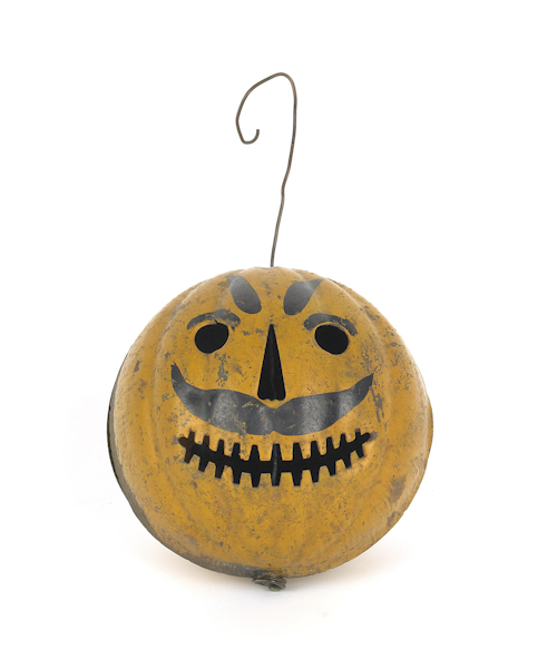 Painted tin pumpkin parade