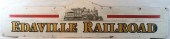 PAINTED TIN SIGN, “EDAVILLE RA