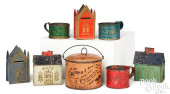 PAINTED TIN TO INCLUDE FOUR ST