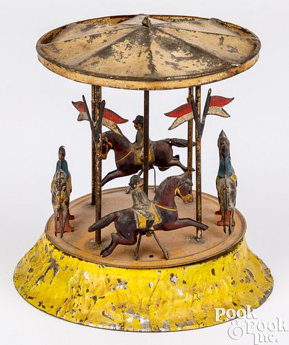 PAINTED TIN WIND-UP PLINK PLUNK