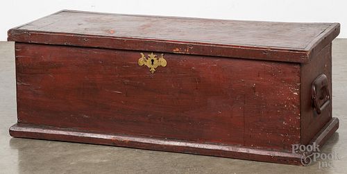 PAINTED TOOL CHEST, CA. 1900Painted