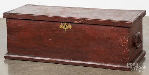 PAINTED TOOL CHEST, CA. 1900Painted