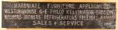 PAINTED TRADE SIGNPainted trad