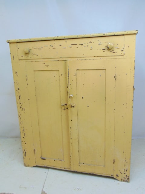 PAINTED TWO DOOR COUNTRY CUPBOARD